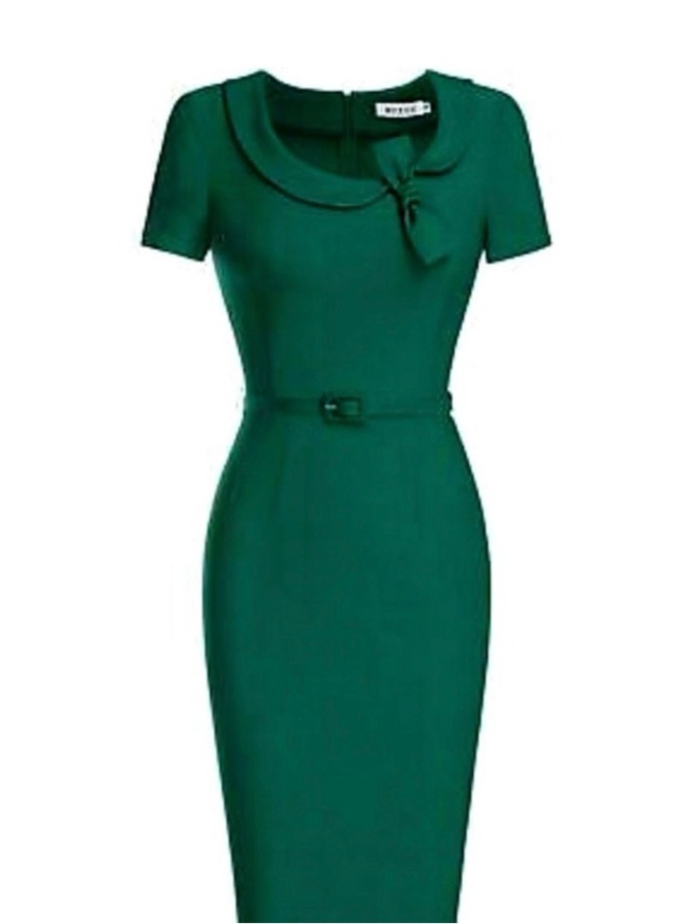 Retro style 50’s Emerald Green Belted Dress
